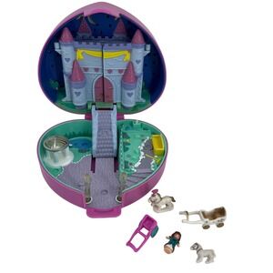 Vintage 1992 Polly Pocket Bluebird Starlight Castle Light Up Compact Playset